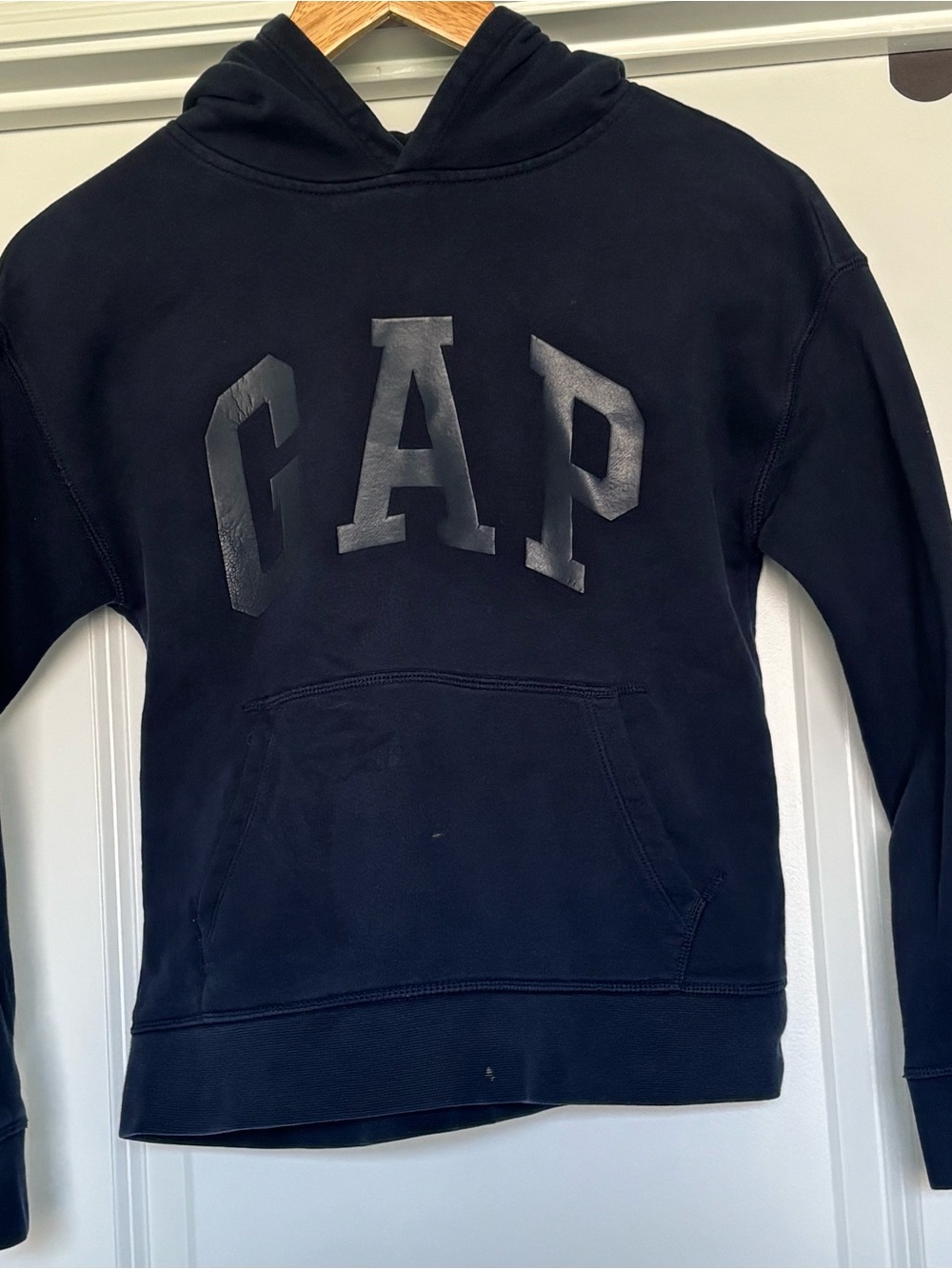 GAP Navy Blue Logo Pullover Hoodie